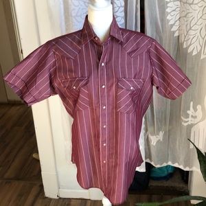 Vintage wester mauve men’s pear snaps